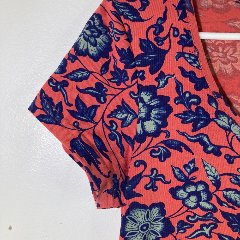 Peruvian Connection Red and Blue Floral Midi Dress - Picture 4 of 7